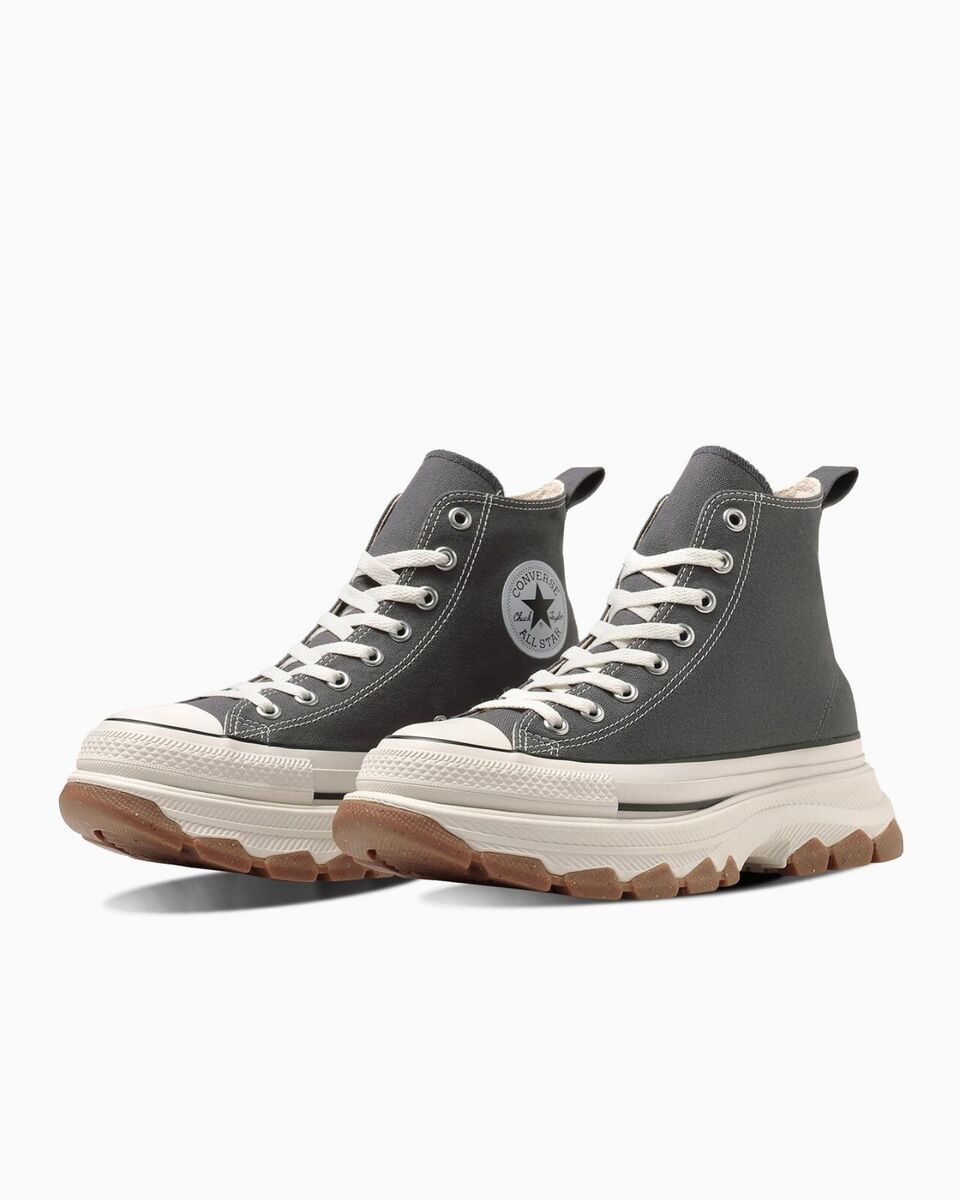 Converse All Star Trekwave Hi Gray Light Green 2colors Men's Converse All Star Trekwave Hi Gray Light Green 2colors Men's