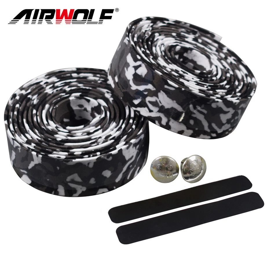 2 PCS Road Bike Handlebar Tape Bicycle Drop Bar Wrap Outdoor Sports Non-slip - Image 2 of 4