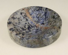 PRL) PORTACENERE POSACENERE MARMO PIETRA PREZIOSA PORTAOGGETTI SODALITE CENDRIER