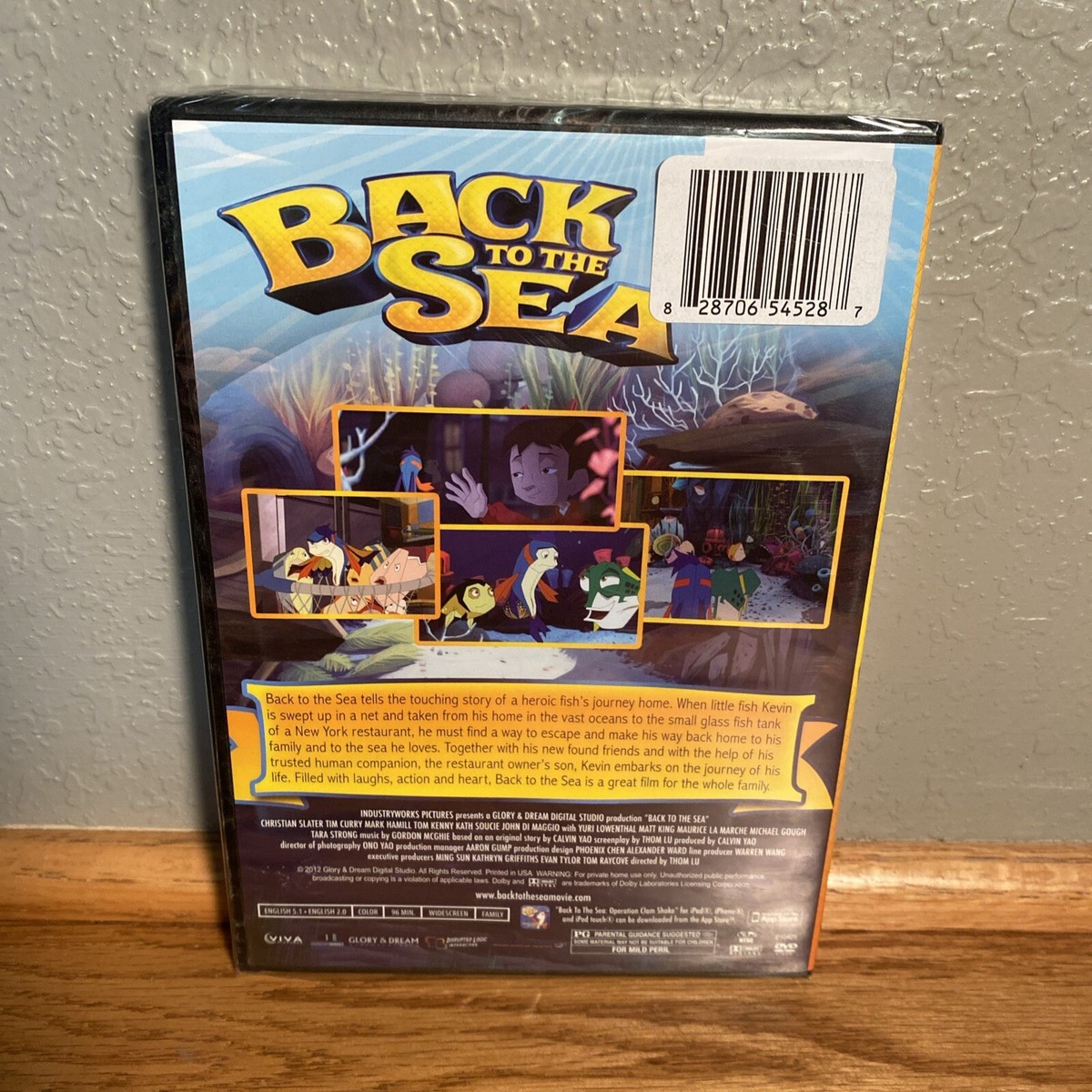 Back To The Sea - DVD - New - Tom Kenny,Mark Hamill,Tim
