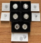 2023 Morgan Peace Silver Dollar 6-Coin Set Unc, Proof, Reverse Proof in OGP/COA
