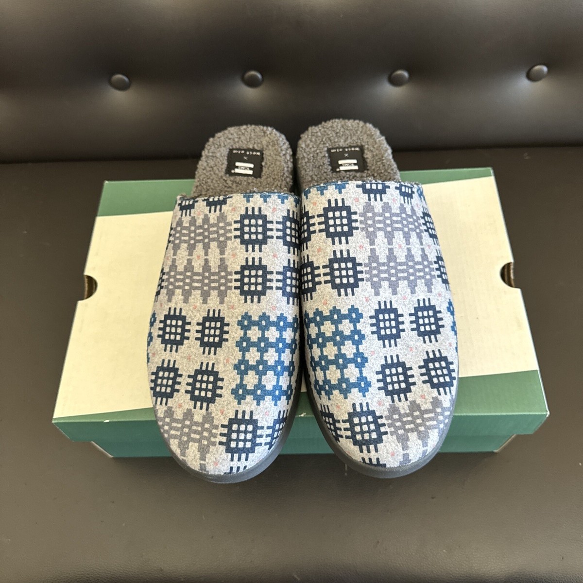 Toms Mens 10.5 Harbor Frost Grey Snowdon Repreve Two Tone Felt Slip On Slippers‎ TOMS Solid Slippers for Men for sale | eBay main image 4
