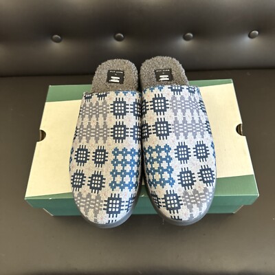 Toms Mens 11 Harbor Frost Grey Snowdon Repreve Two Tone Felt Slip‎ On Slippers TOMS Men main image 3