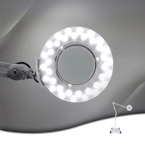 5X Dioptrien LED Lupenleuchte Lupenlampe Kaltlicht Kosmetik Lupe mit Stativ NEU - Bild 6 von 6
