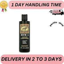 Bick 4 Leather Conditioner and Leather Cleaner 8 oz - Will Not Darken Leather