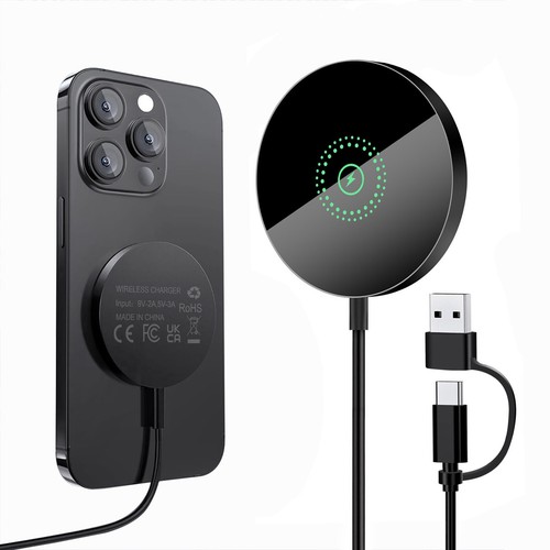 15W Magnetic Wireless Charger Charging Mat Pad for iPhone 16 Pro Max 15 14 13 12 - Picture 8 of 25