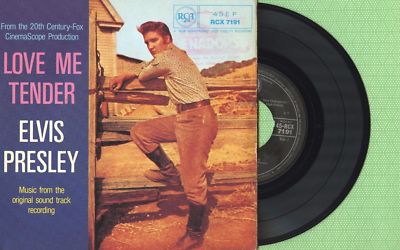 ELVIS PRESLEY / Love Me Tender / RCA VICTOR RCX-7191 Press England 1981 ...
