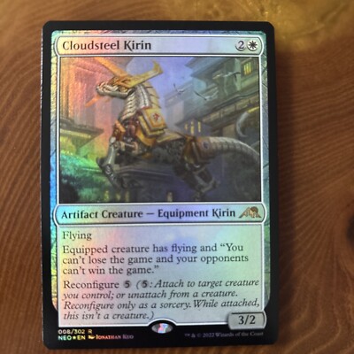 Cloudsteel Kirin Magic The Gathering Foil NEO 008