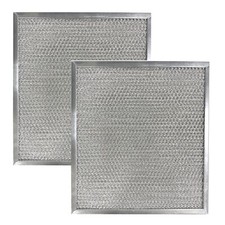 Range Hood 10-1/2" X 10-1/2" X 3/8" Aluminum Mesh Grease 12 Ply Filters 2 Pack