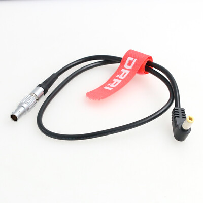 4 Pin to 12V 5.5/2.5mm DC Power Cable fr NP-F Battery Plate to Cpro Pan Bar Zoom