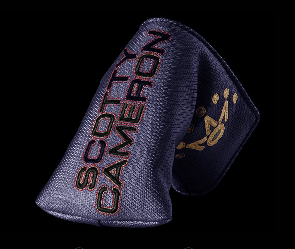SCOTTY CAMERON Original Scotty Cameroon Putter Head Cover Putter Haube BLUE