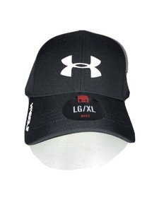 black fitted under armour hat