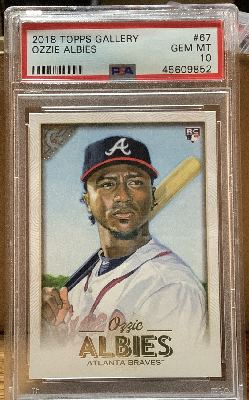 2018 Topps Gallery Ozzie Albies #67 PSA 10 GEM MT Rookie RC
