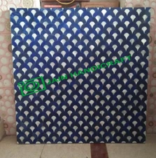 18'' marble coffee center table top decorative inlay malachite pietra dura