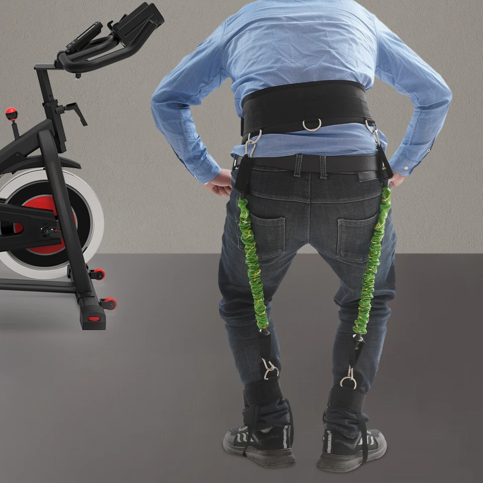 Vertical Jump Trainer Leg Strength Resistance Bands Set, Jump Resistance Band - Image 4 of 4