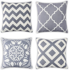 Outdoor Bench Seat Cushions - Tropical Plants Waterproof, Throw Pillow Covers fo