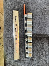 Mac Tools 8 Pc 1/2 Drive 6-Point SAE Chrome S...