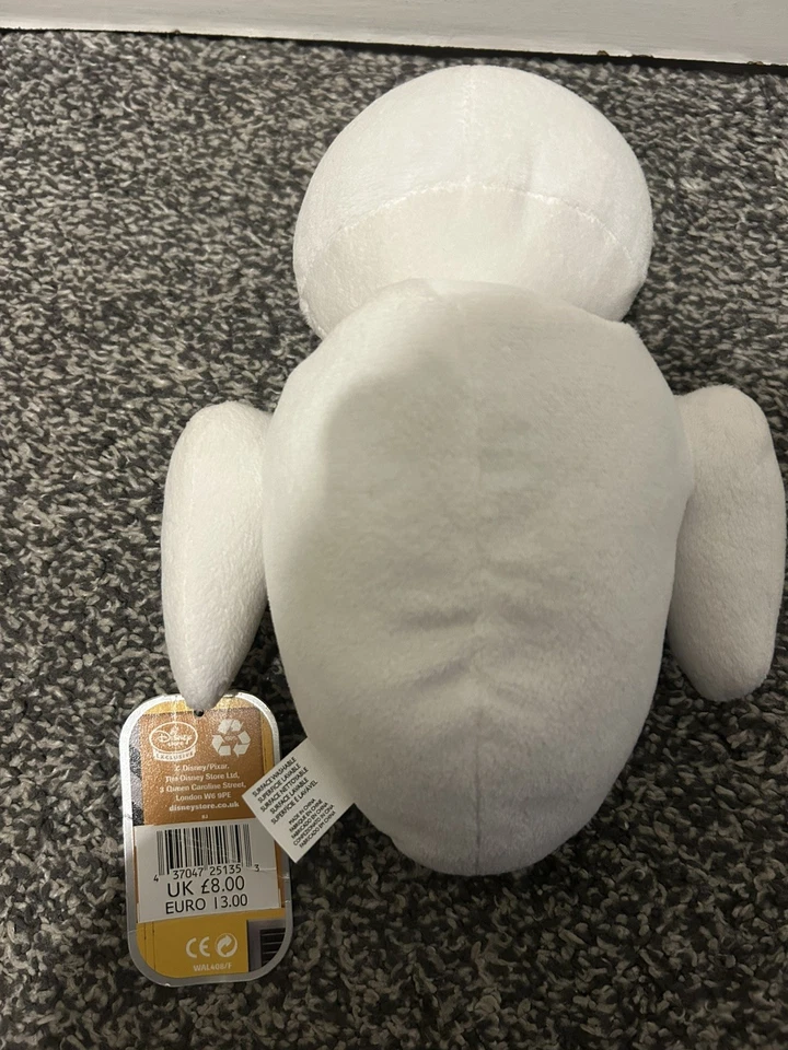 Disney Store WALL-E EVE ROBOT Plush Open Eyes rotation head RARE new tags - Image 3 of 4