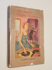Product Image: Nancy Drew Cameo Edition Hardcover Book THE SCARLET SLIPPER MYSTERY w DJ