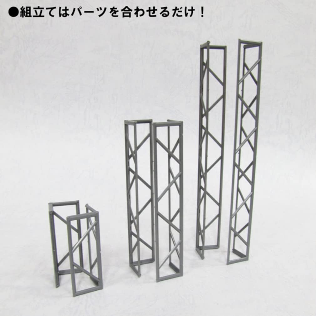 MS007 Plastic Accessory 01 Truss Angle Plum Modeling Supply Series