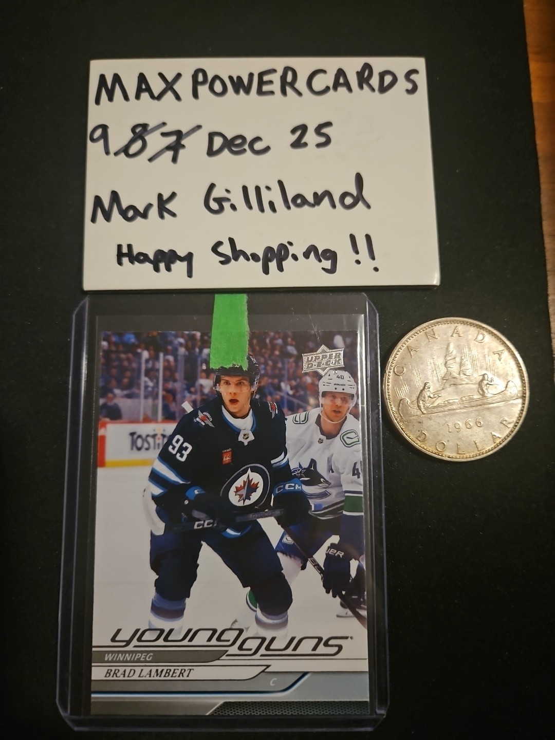 2024-25 UPPER DECK BRAD LAMBERT  YOUNG GUNS #228