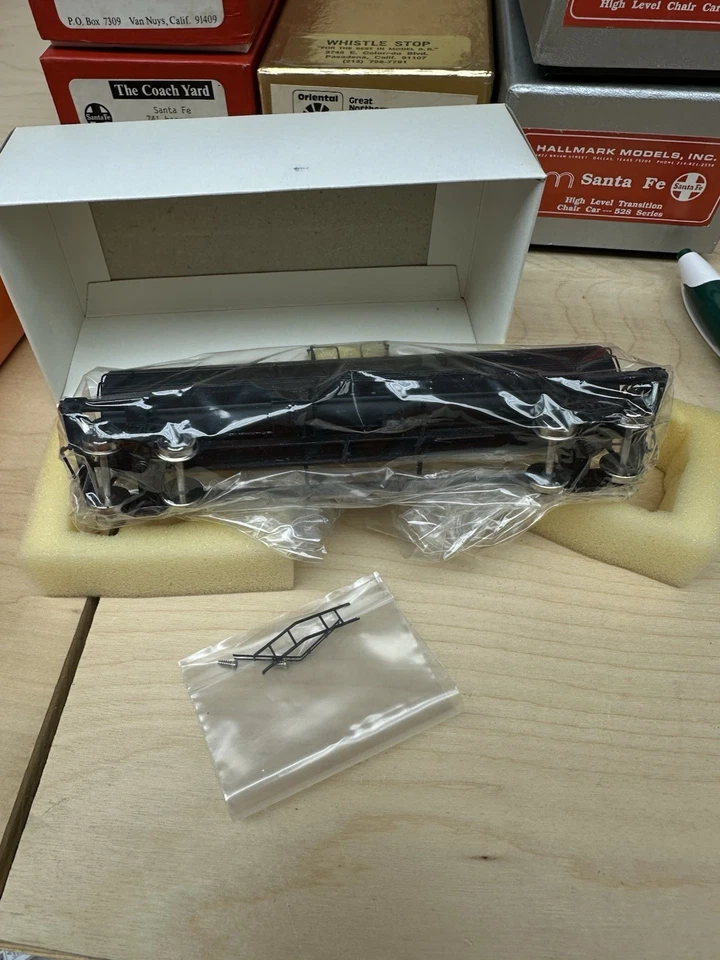 Precision Scale Co Brass 12000 Gallon Tank Car Factory Painted Black No Data NOS - Image 4 of 4