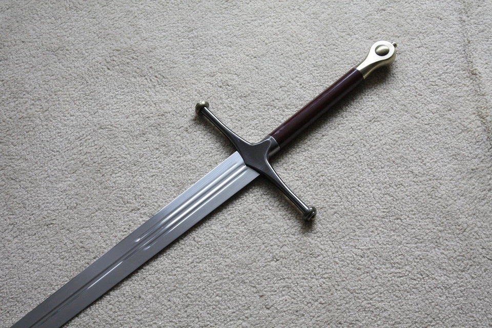 S1084 RÉPLICA DE PELÍCULA ESPADA DE HIELO DE EDDARD START CON MONTAJE EN PARED SIGILO HUARGO 51" Foto 2 de 3