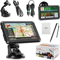 5 Inch GPS Navigator Sat Nav - 2025 Latest UK Map Sat Navs for Cars, Trucks and
