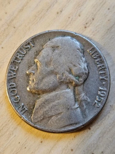 1952-P Jefferson Nickel — photo from the most recent tracked eBay sale