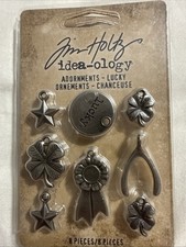 Tim Holtz Ideaology Adornments Lucky