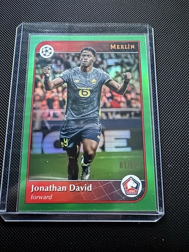 Topps Merlin 2025 Jonathan David Lille Green /99
