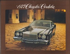 NOS 1977 CHRYSLER CORDOBA Sales Brochure Catalog 318 360 400 Mopar B-body