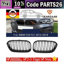 Für BMW 1er F20 F21 2015-2019 Nieren Grill Kühlergrill GLANZ SCHWARZ Neu