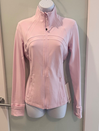 NWT Lululemon Define Jacket in Meadowsweet Pink MEPK  Zipper Size 6