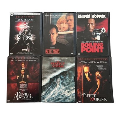 6 ActionThriller Suspense DVD Movies Pacific Heights Boiling Point Perfect Storm