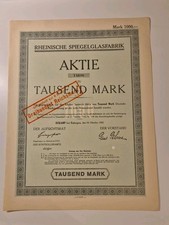 Rheinische Spiegelglassfabrik Aktiengesellschaft 1922