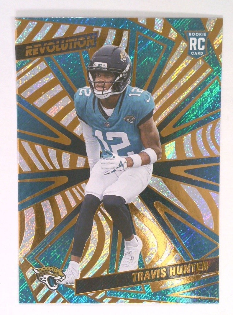 Travis Hunter Jaguars 2025 Revolution Panini Rookie RC Fractal #242