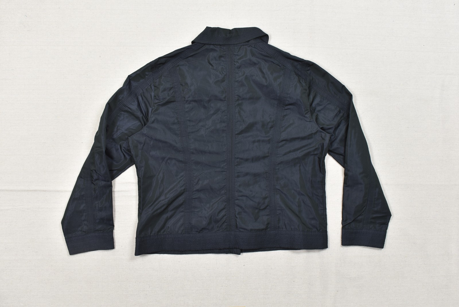 Chico's Black Lightweight Button Front Windbreake… - image 2