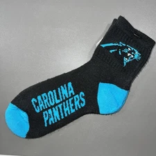 Carolina Panthers NFL Crew Socks Men’s Large 10-13 Football Warm Socks Read