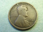 1921  LINCOLN CENT VG/G