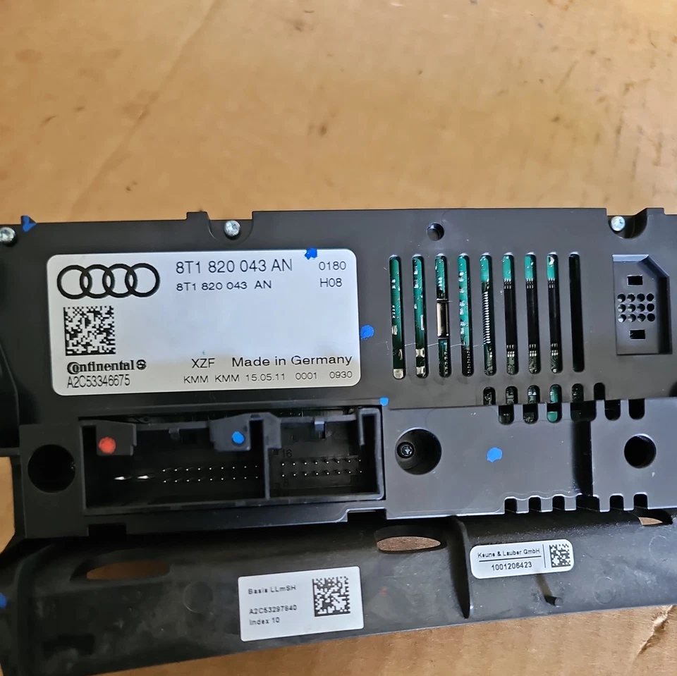 AUDI S5 2010-2012 AIRE ACONDICIONADO CALEFACCIÓN CLIMATIZADOR OEM Foto 3 de 4