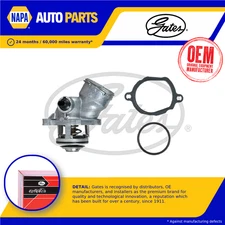 Coolant Thermostat fits MERCEDES SLK350 R171 3.5 04 to 11 M272.963 Gates Quality