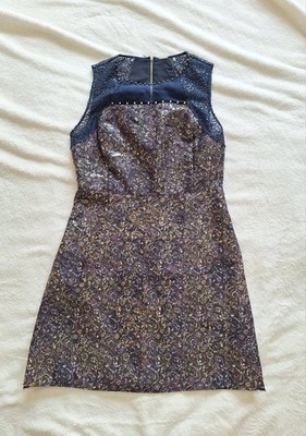 Elie Tahari Metallic Brocade Dress - NEEDS REPAIR - Style E602J617