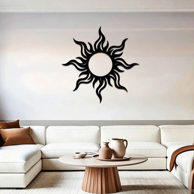 Iron Metal Artwork Rustic Style Wall Decor Elegant Home Decoration Living Room