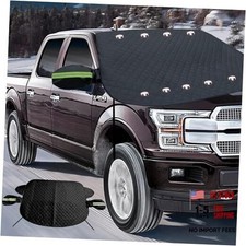 Car Snow Winshield Cover,Magnetic Windshield Cover for Snow,Sun Black-65"x49"
