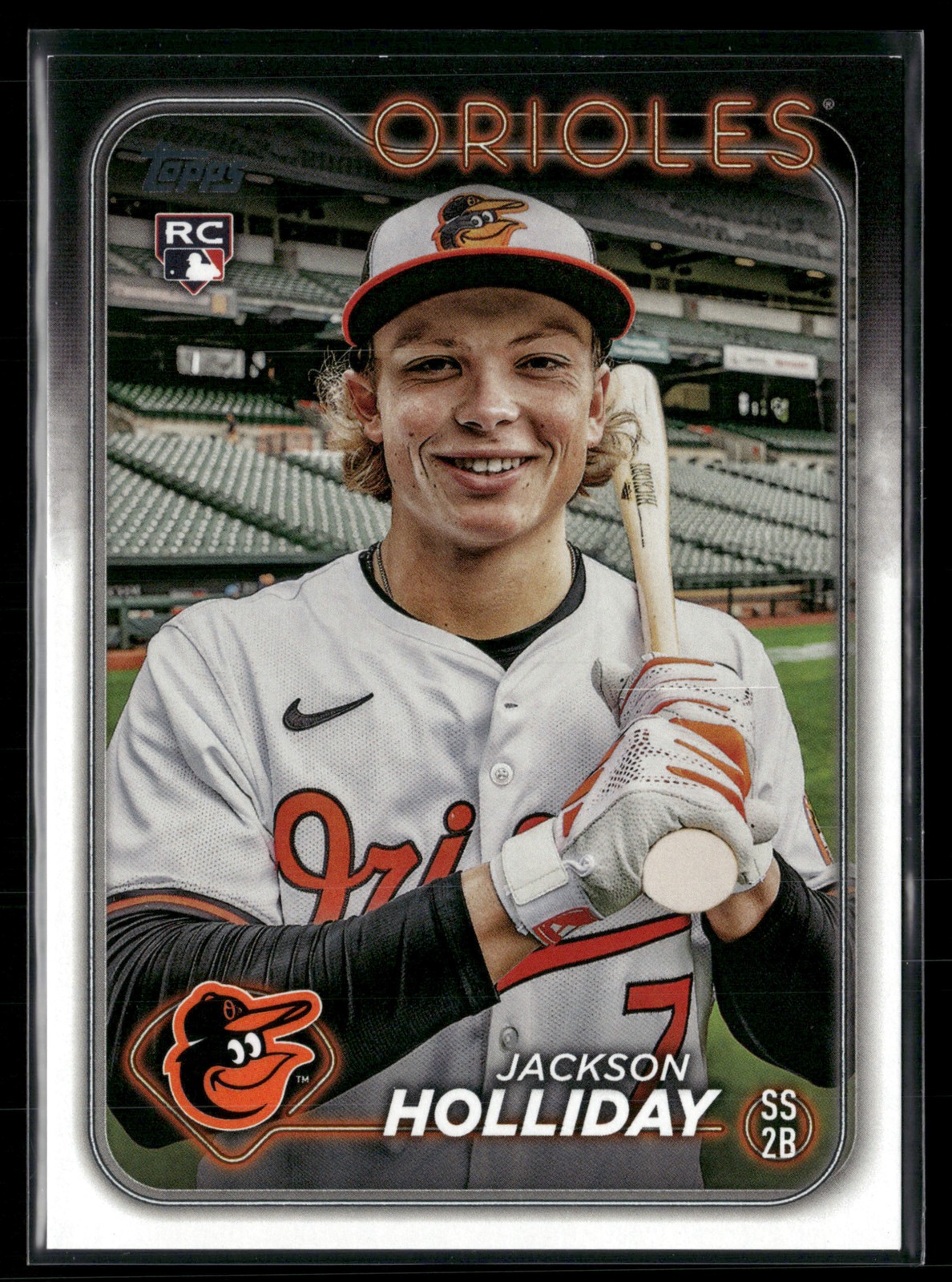 2024 Topps #697 Jackson Holliday Fun Face SP White Knob