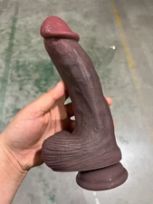 Silicone Dildo Big Dong BBC Medium Penis Realistic Men Dick Sex Toy For Women