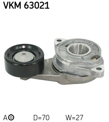 SKF VKM 63021 Belt Tensioner, V-ribbed belt for HONDA