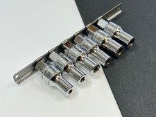 Snap-on Tools Usa Cjm800 Rare 5pc 38 Drive Metric Stud Installer Socket Set