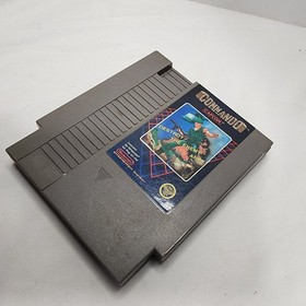 COMMANDO Nintendo NES Original Authentic Cartridge Retro Classic, Tested 5-SCREW